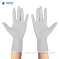 Chemical Powder-free White Nitrile Gloves